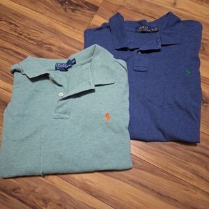 Polo Ralph Lauren Mens XXL Shirt Lot Of 2 Preppy Casual Cotton Old Money Golf